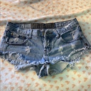 one teaspoon jean short
